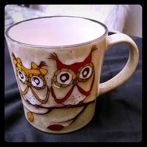 NEW! OWL STONEWARE MUG